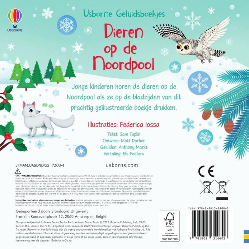 Load image into Gallery viewer, Geluidenboek: dieren op de noordpool. 1+
