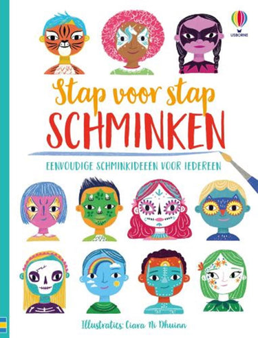 Stap voor stap schminken. 5+