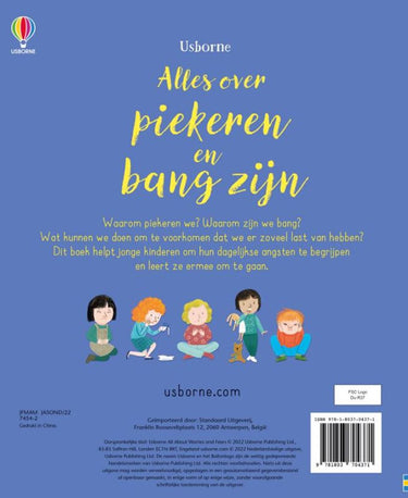 Wpg uitgevers alles over piekeren en bang zijn. 4+