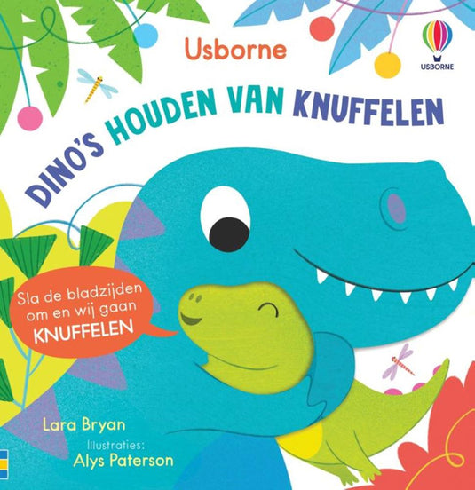 Dino's houden van knuffelen 1+