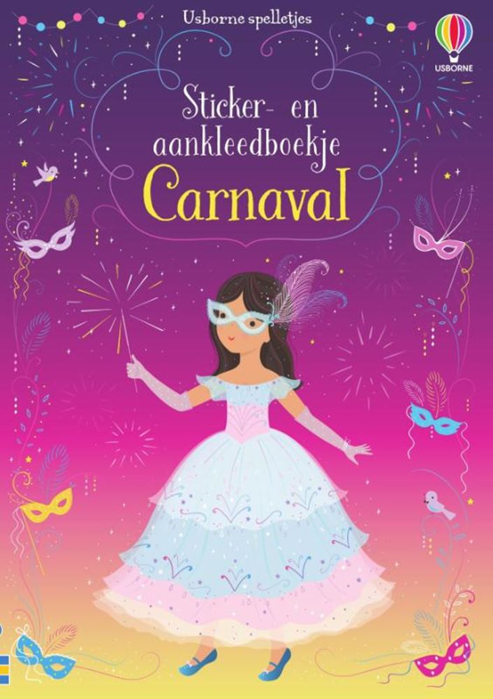 Load image into Gallery viewer, Sticker en aankleedboekje carnaval.
