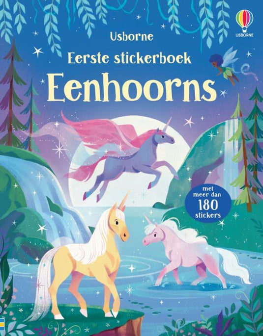 Eerste stickerboek eenhoorns. 4+