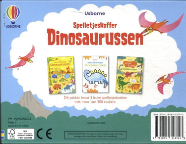 Spelletjeskoffer dinosaurussen. 3+