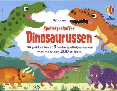 Spelletjeskoffer dinosaurussen. 3+