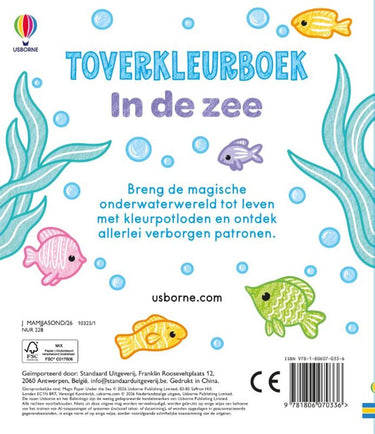 Toverkleurboek: in de zee. 3+