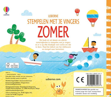 Stempelen met je vingers zomer 6+