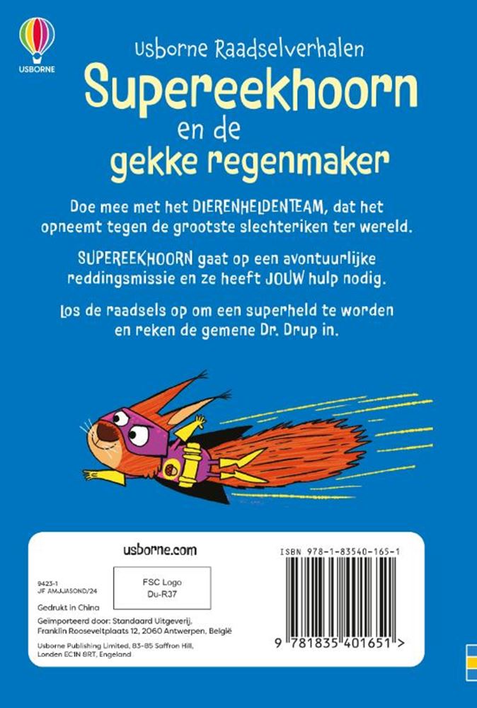 Load image into Gallery viewer, Supereekhoorn en de gekke regenmaker. 6+
