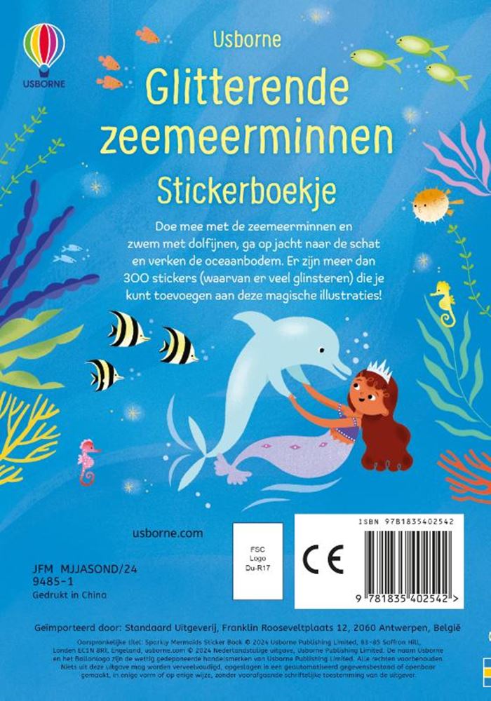 Load image into Gallery viewer, Glitterende zeemeerminnen. stickerboek.
