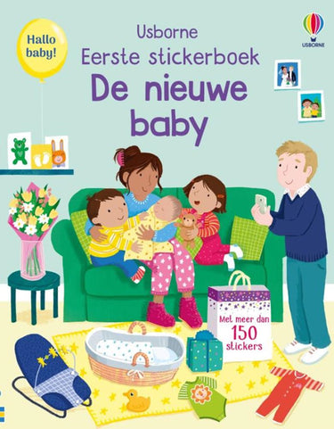 De nieuwe baby. stickerboek. 3+
