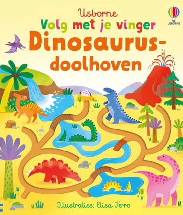 Dinosaurusdoolhoven. kartonboek. 1+