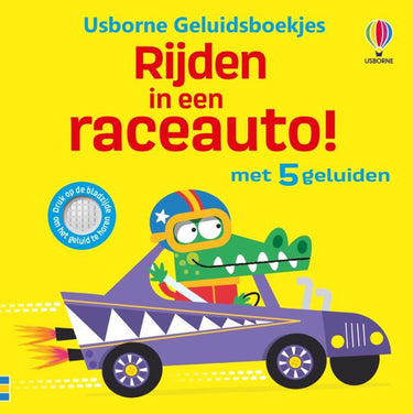 Geluidenboek: rijden in een raceauto! 1+