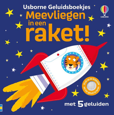 Kartonboek: meevliegen in een raket! 1+
