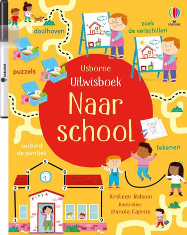 Uitwisboek: naar school 3+