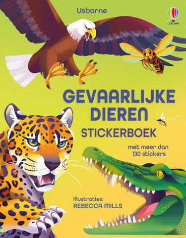 Stickerboek: gevaarlijke dieren. 5+