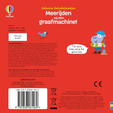 Geluidenbmeerijden op een graafmachine!