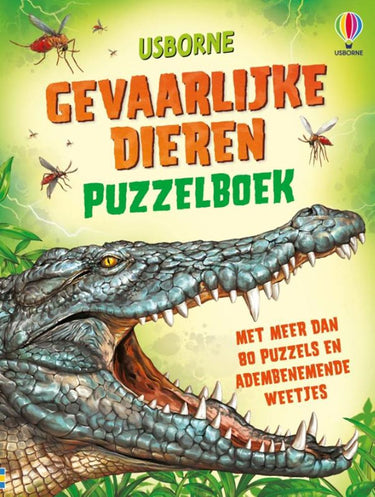Puzzelboek: gevaarlijke dieren. 7+