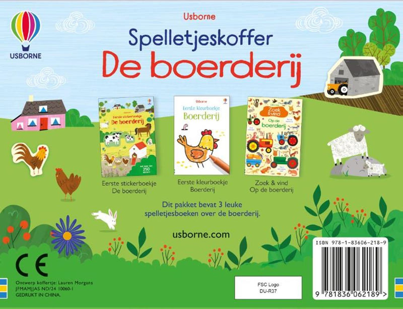 Load image into Gallery viewer, Spelletjeskoffer: de boerderij. 3+
