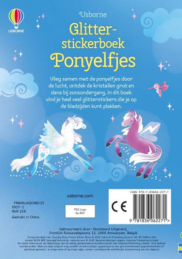 Stickerboek: ponyelfjes. 3+