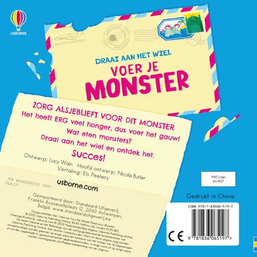 Kartonboek: voer je monster 1+