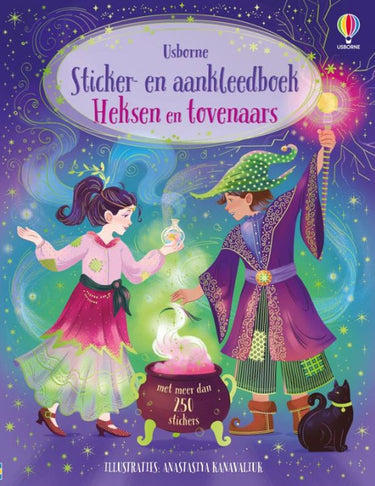 Stickerboek: heksen en tovenaars 3+