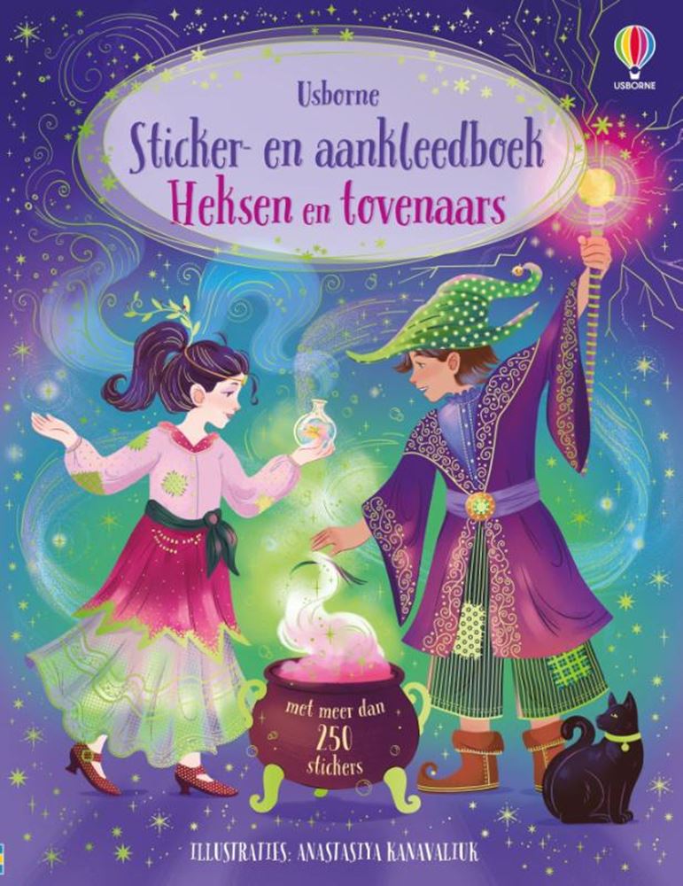 Load image into Gallery viewer, Stickerboek: heksen en tovenaars 3+
