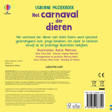 Geluidenboek het carnaval der dieren 3+