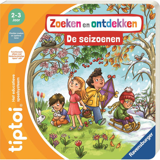 Ravensburger tiptoiâ® boek zoeken en ontdekken: de seizoenen