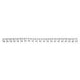 Gbc inbindruggen wirebind 21 metaal 21 rings 10mm 100 stuk