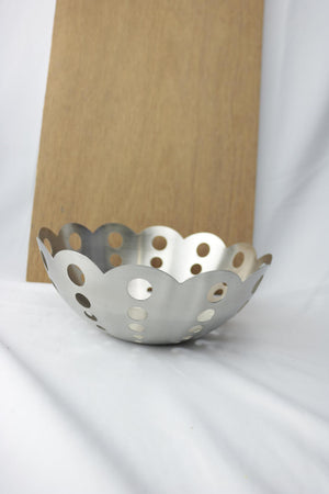 Fruitschaal rvs 24x10cm. fruitschaal rvs 24x10cm.