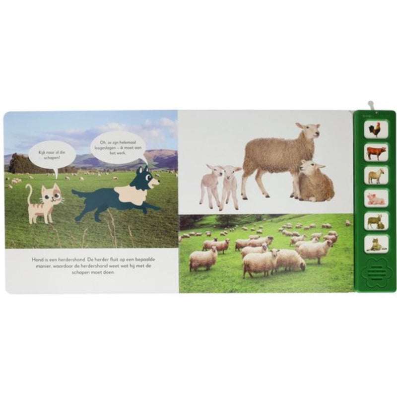 Load image into Gallery viewer, Luisteren naar boerderijdieren geluidenboek
