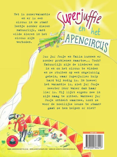 Centraal boekhuis superjuffie en het apencircus