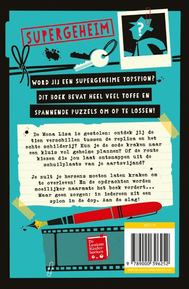 Van holkema warendorf het supergeheime spionnenpuzzelboek. 9+