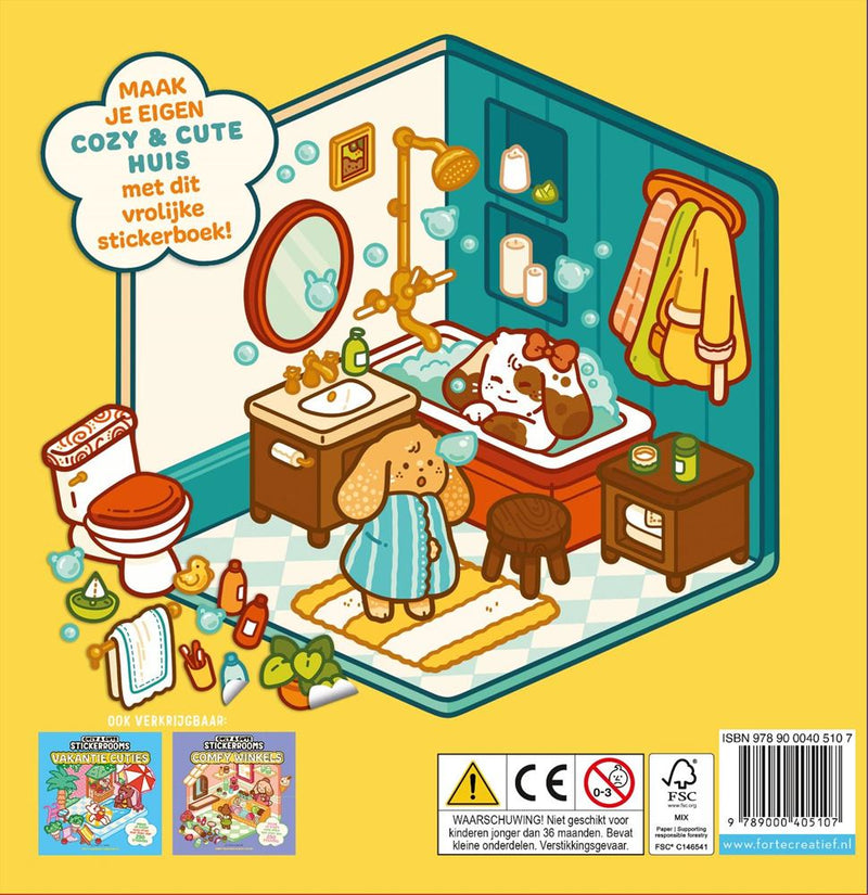 Load image into Gallery viewer, Cozy stickerboek happy huis -
