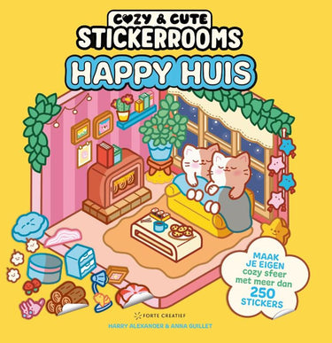 Cozy stickerboek happy huis -