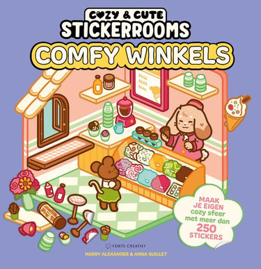 Cozy stickerboek comfy winkels -