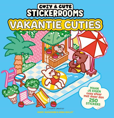 Cozy stickerboek vakantie cuties -