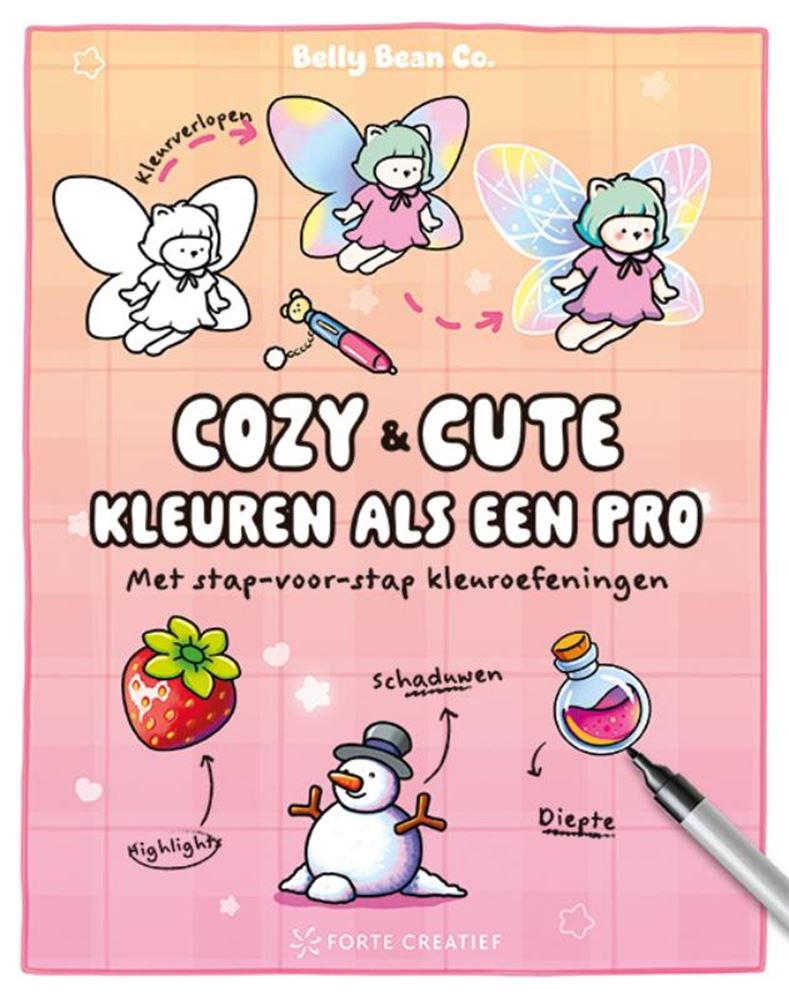 Load image into Gallery viewer, Forte creatief cozy cute kleuren als een pro -
