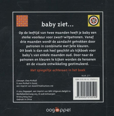 Centraal boekhuis kijkboek met spiegeltje (0-6 maanden)