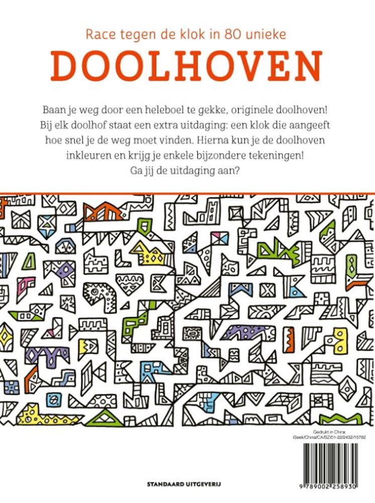 Load image into Gallery viewer, Merkloos sans marque race tegen de klok in 80 unieke doolhoven - maze puzzel
