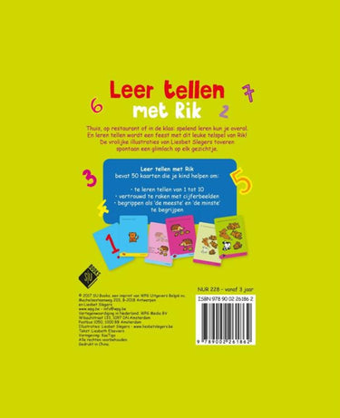 Leer tellen met rik. 3+