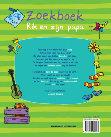Zoekboek: rik en zijn papa. 2+