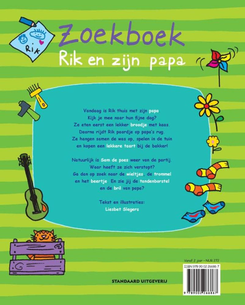 Load image into Gallery viewer, Zoekboek: rik en zijn papa. 2+
