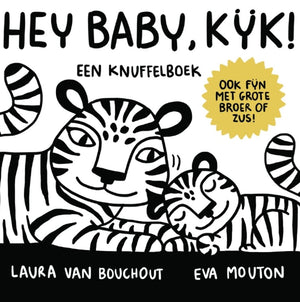 Centraal boekhuis hey baby, kijk! - knuffelboek