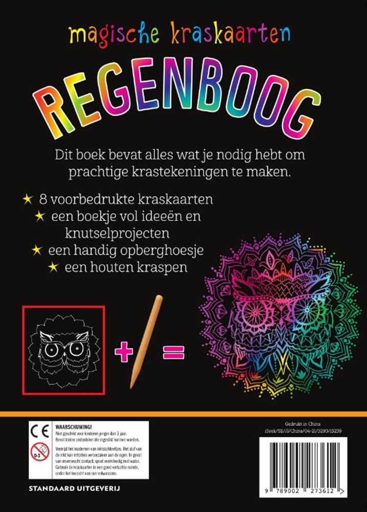 Load image into Gallery viewer, Kraskaarten regenboog. 5+

