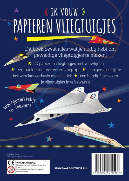Wpg uitgevers (ik vouw) papieren vliegtuigjes