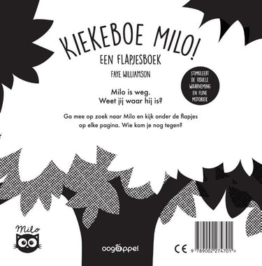Flapjesboek: kiekeboe milo! 1+