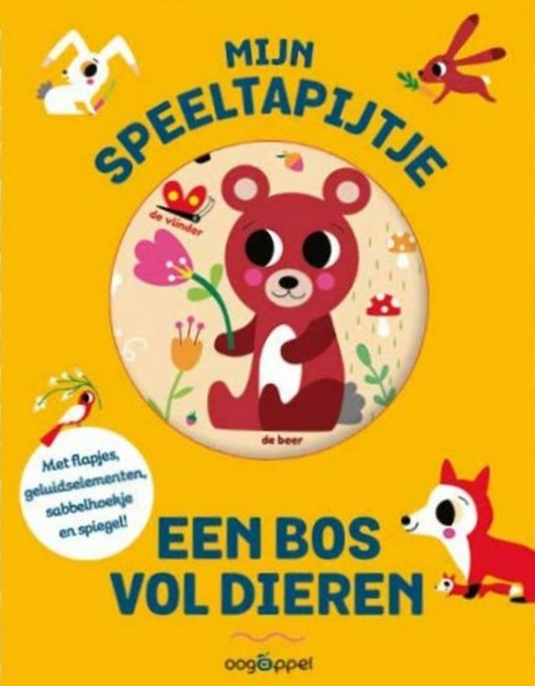 Load image into Gallery viewer, Mijn speeltapijtje, een bos vol dieren.
