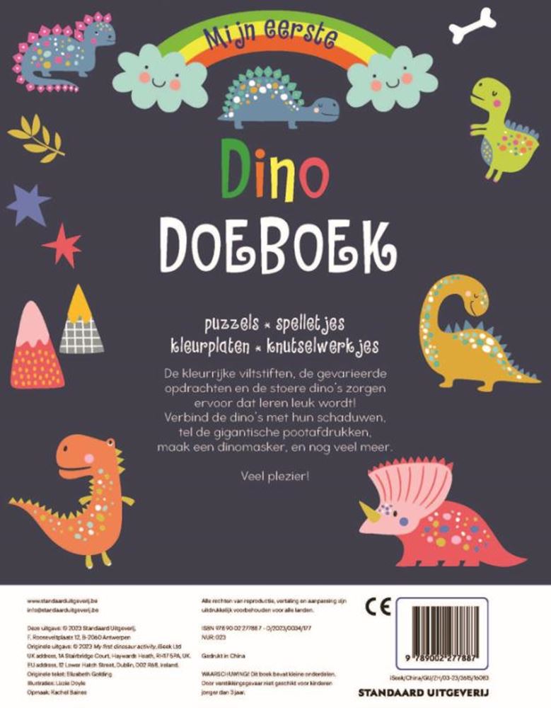 Load image into Gallery viewer, Mijn eerste dino doeboek met stiften 4+
