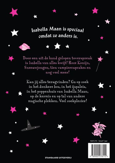 Isabella maan, zoekboek. 7+