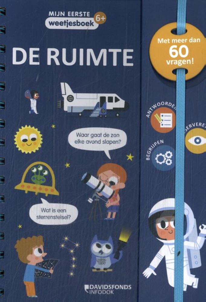 Load image into Gallery viewer, Mijn eerste weetjesboek: de ruimte 6+
